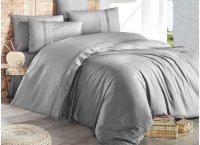 Постельное белье ранфорс delux First Choice - Gala Grey (Turkey), евро